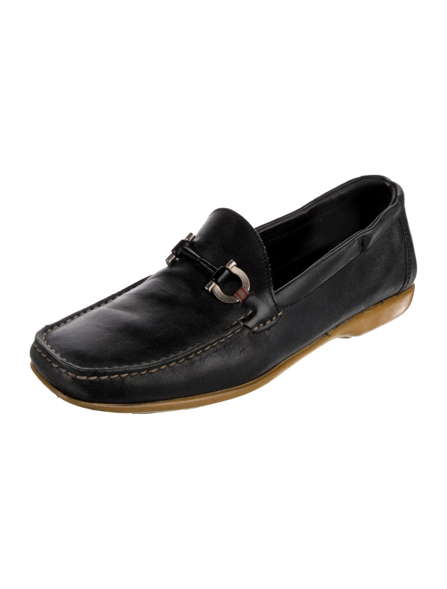 Salvatore Ferragamo Leather Dress Loafers